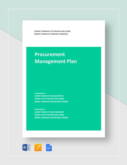 59+ Management Plan Templates - Free Downloads | Template.net