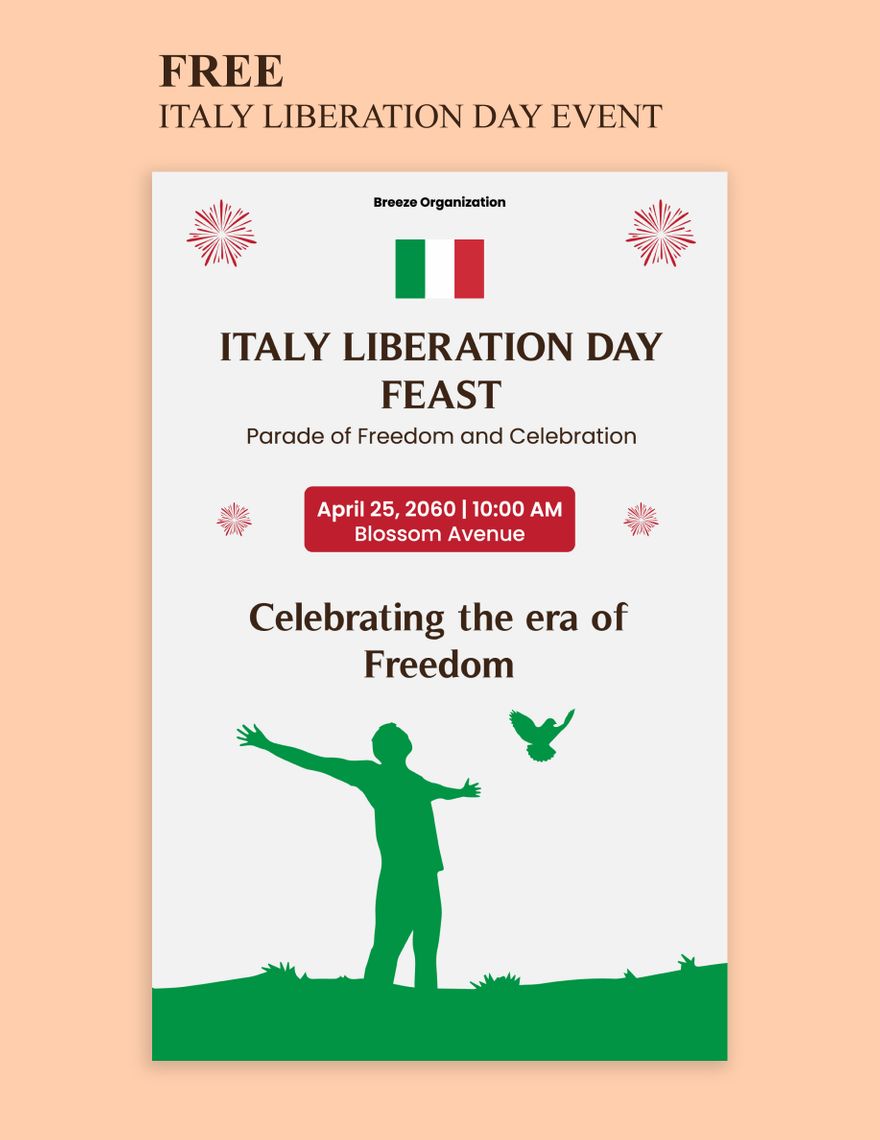 Italy Liberation Day Event