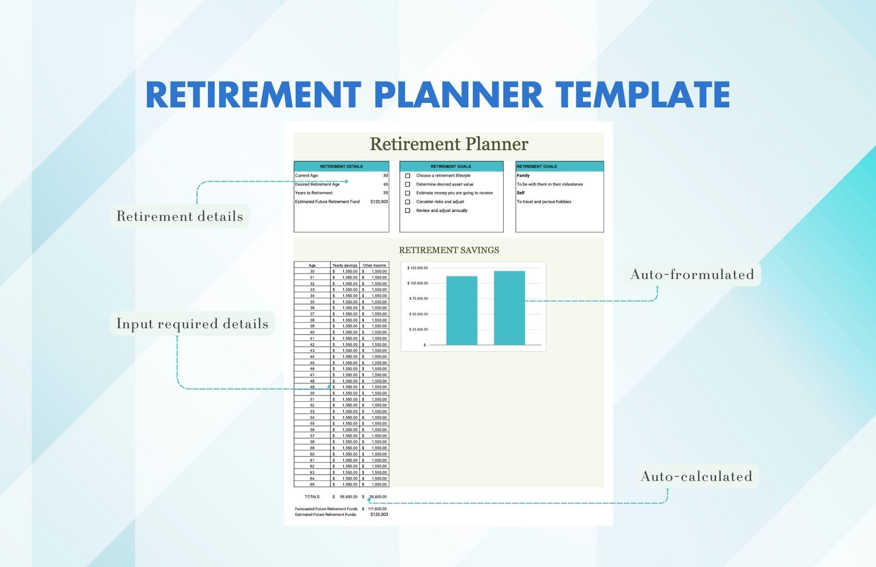 Retirement Planner Template