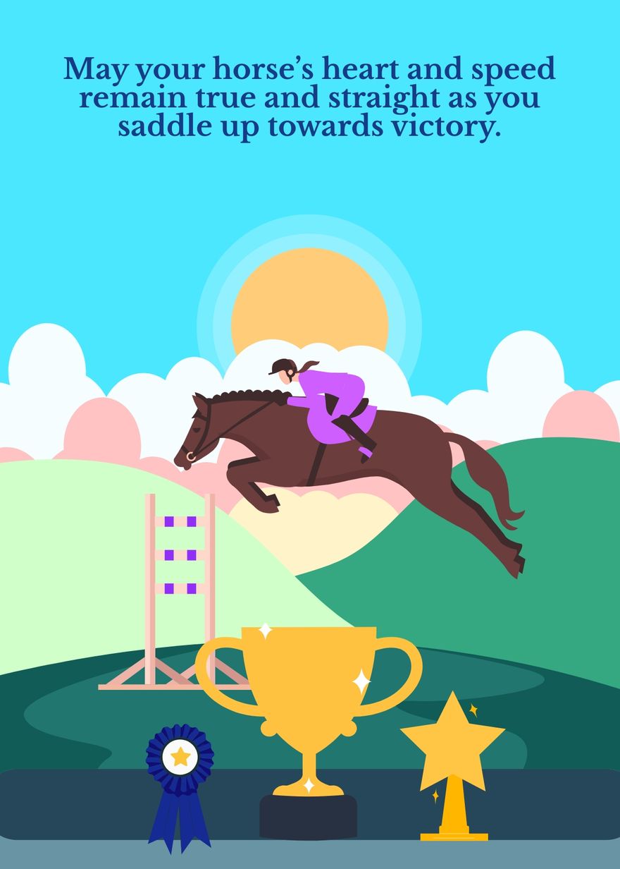 Horse Race Message