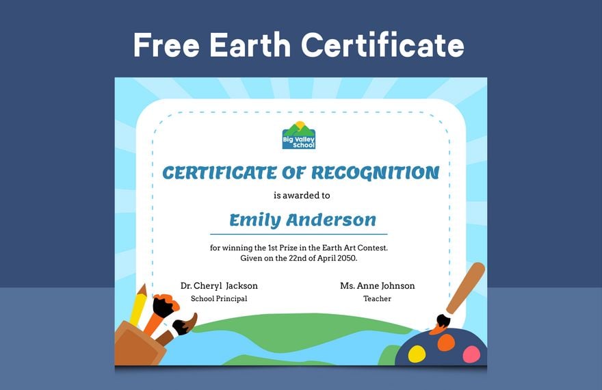 Earth Certificate