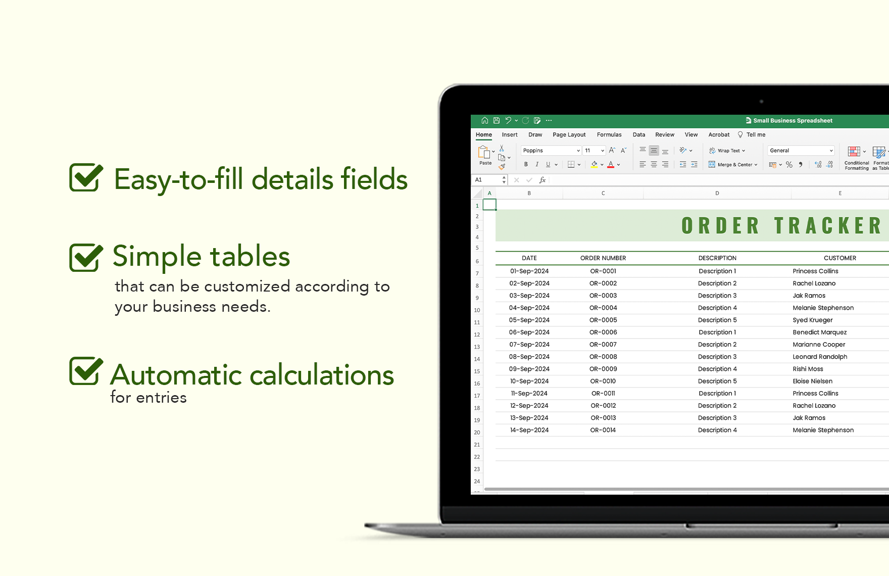Small Business Spreadsheet Template - Download in Excel, Google Sheets ...