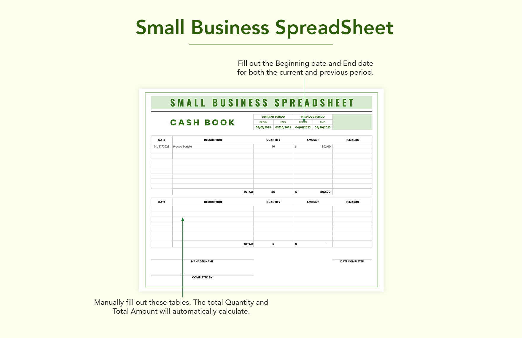 Small Business Spreadsheet Template - Download in Excel, Google Sheets ...
