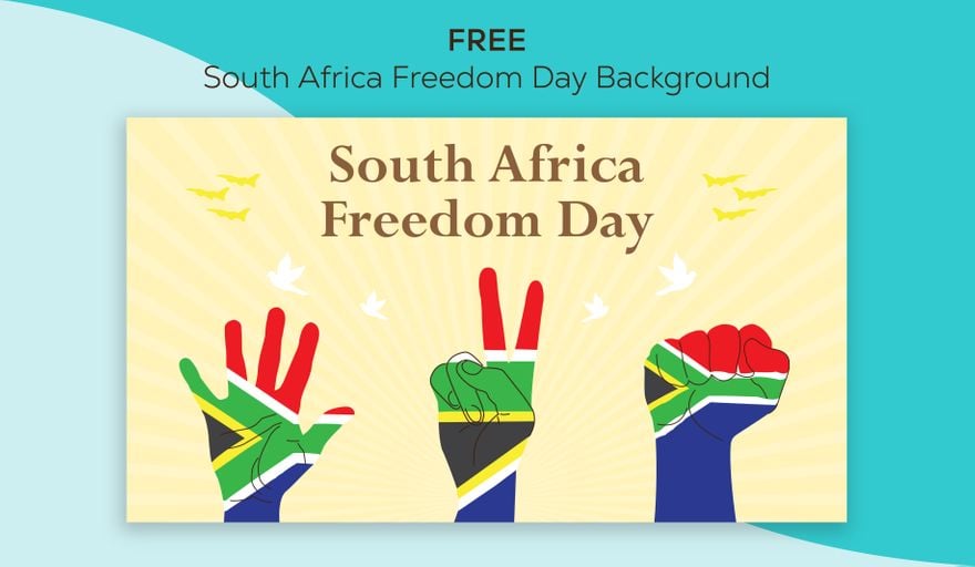South Africa Freedom Day Background
