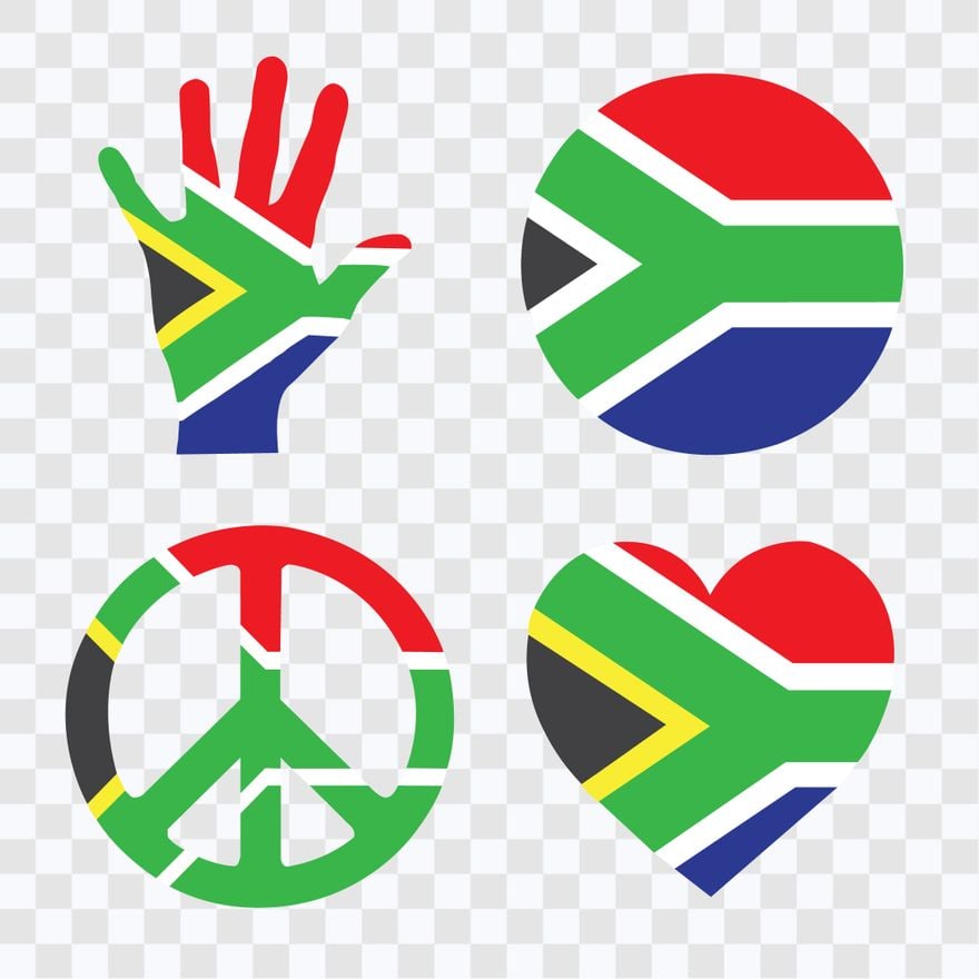 South Africa Freedom Day Icons
