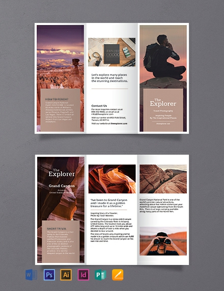 Free A5 Brochure Template Word Doc Psd Indesign Apple Mac Pages Illustrator Publisher