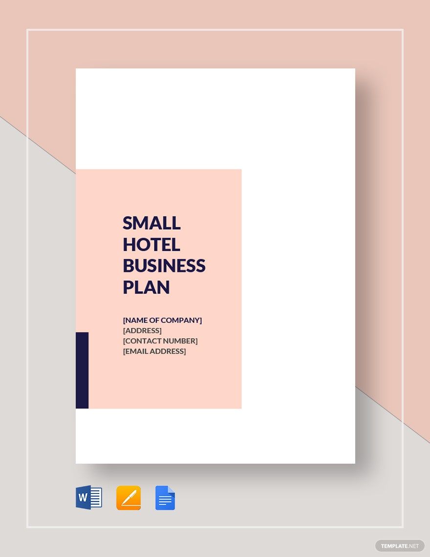 Small Hotel Business Plan Template