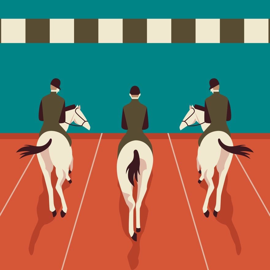 Free Horse Race Image
