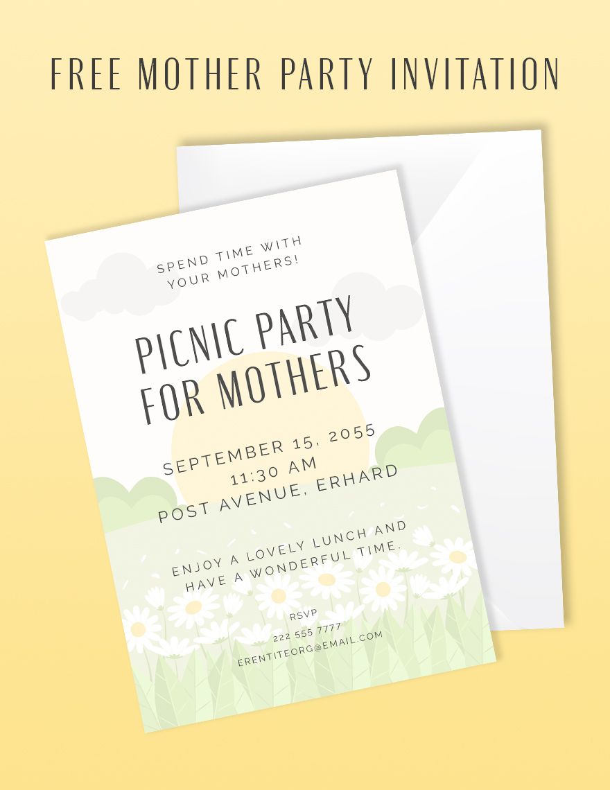 Mother Party Invitation