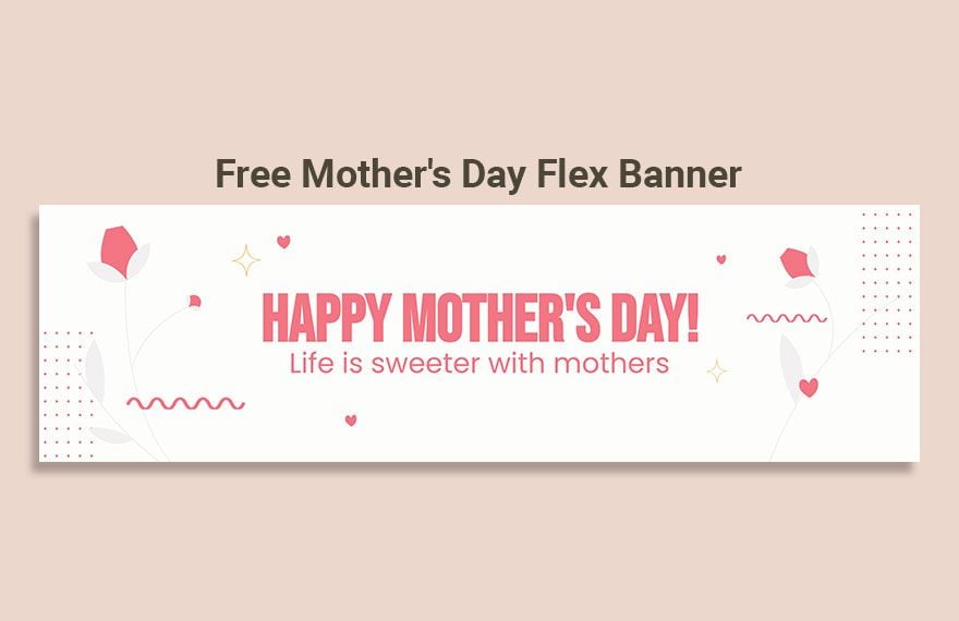Mother's Day Flex Banner