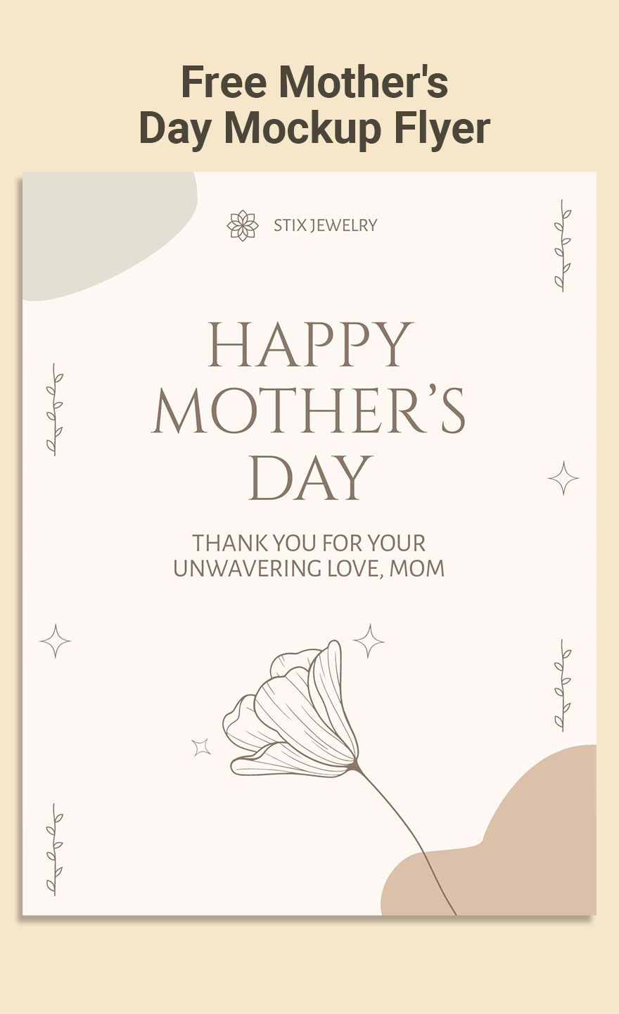 Mother's Day Mockup Flyer