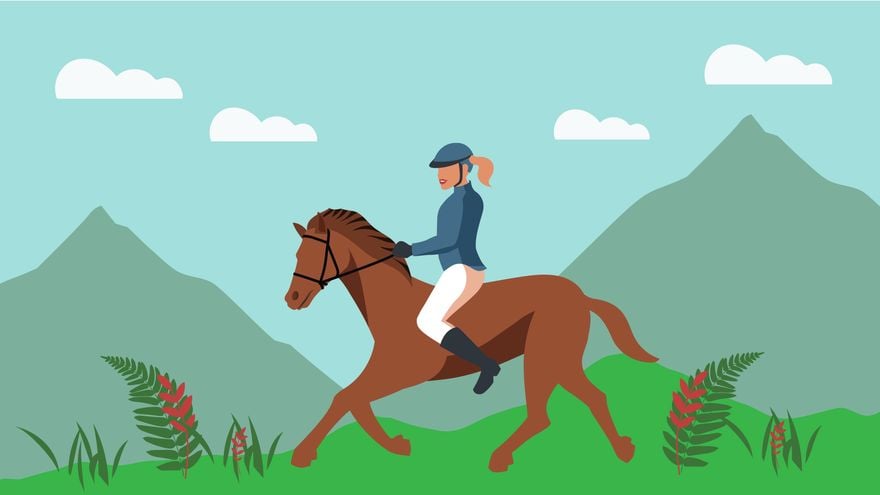 Free Horse Race Background in Illustrator, PSD, EPS, SVG, JPG, PNG