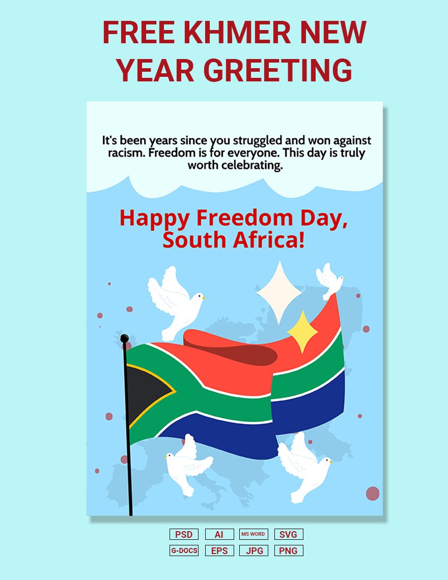 South Africa Freedom Day Message 