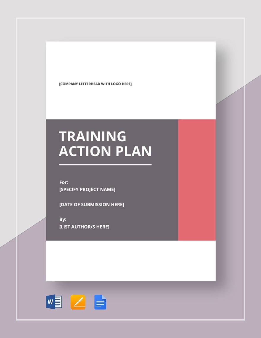 Training Action Plan