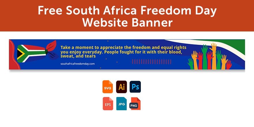 South Africa Freedom Day Website Banner