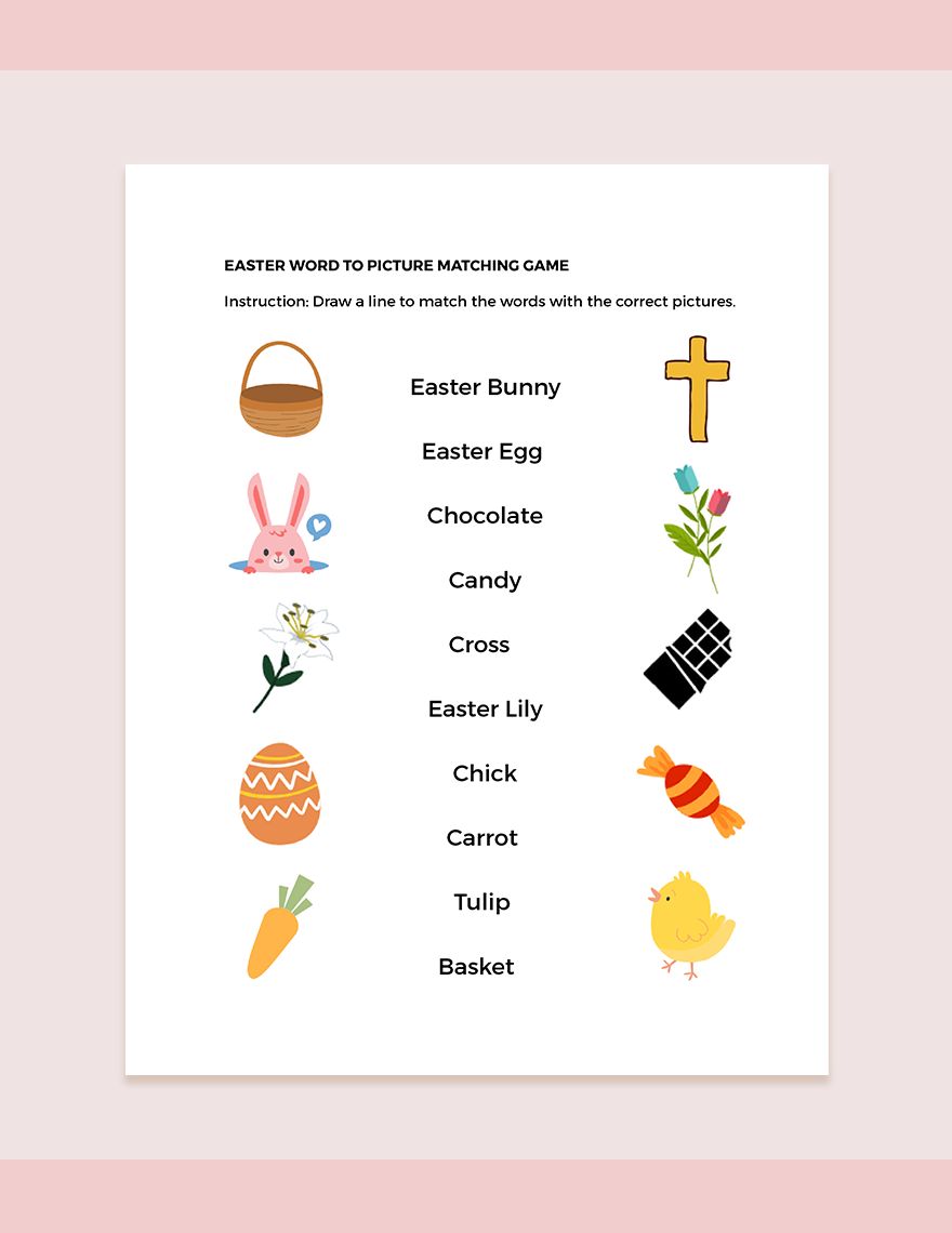 Free Easter Puzzle Template to Edit Online