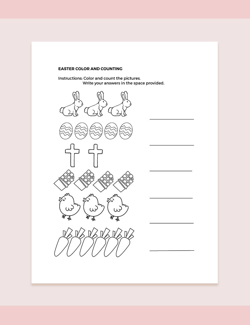 Free Easter Puzzle Template to Edit Online