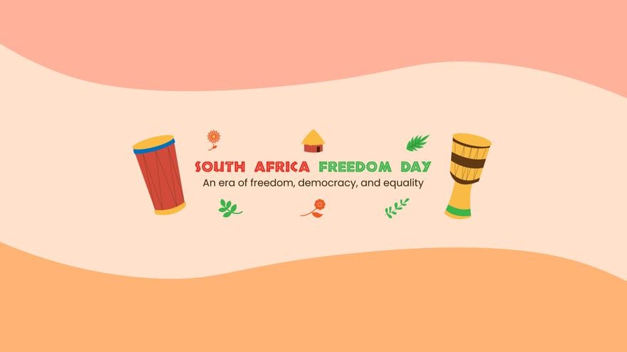 South Africa Freedom Day Youtube Banner