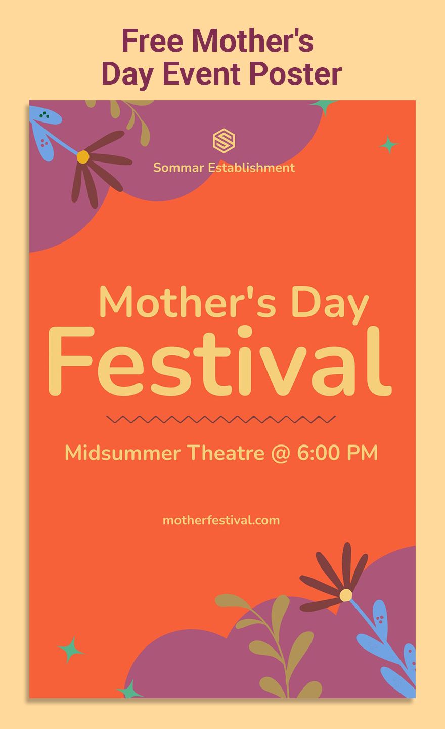 Mother's Day Event Poster