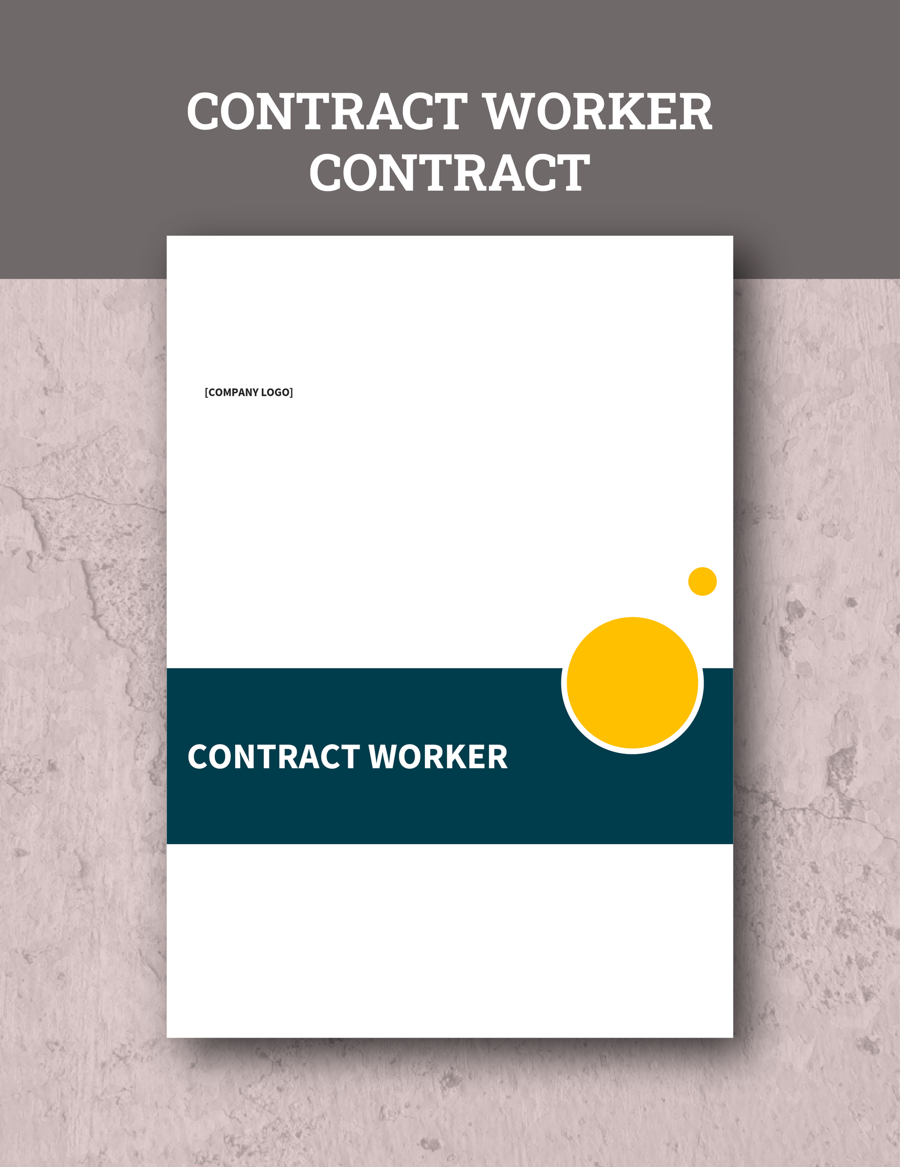 Contract Worker Contract Template