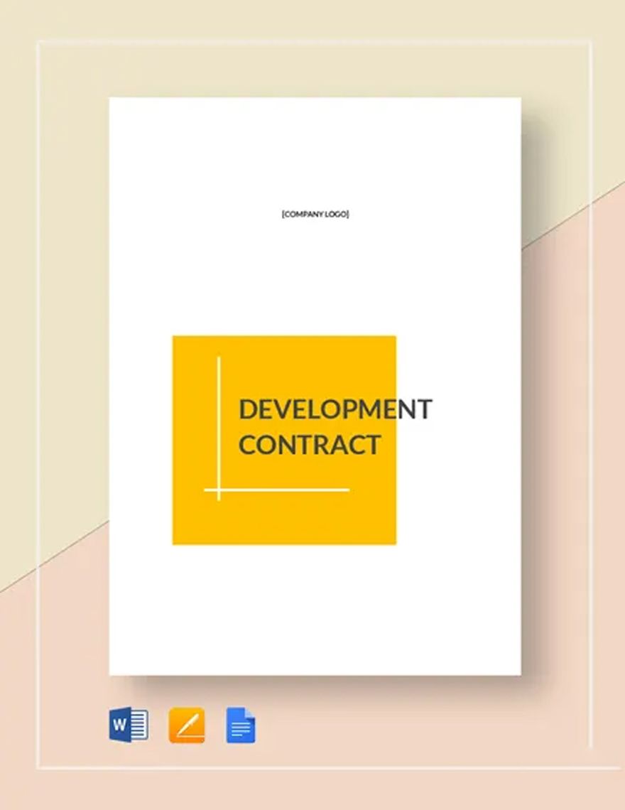 Development Contract Template