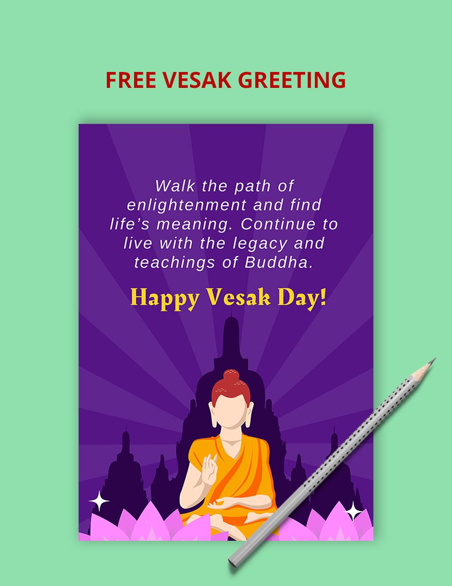 Free Vesak Greeting