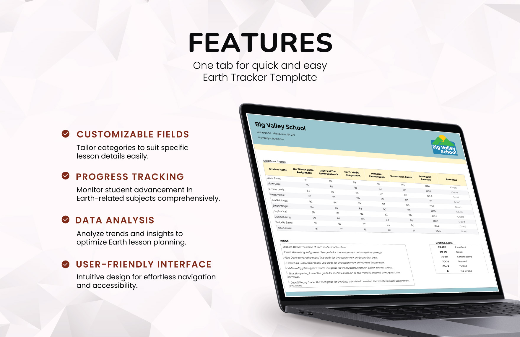 Earth Tracker Template