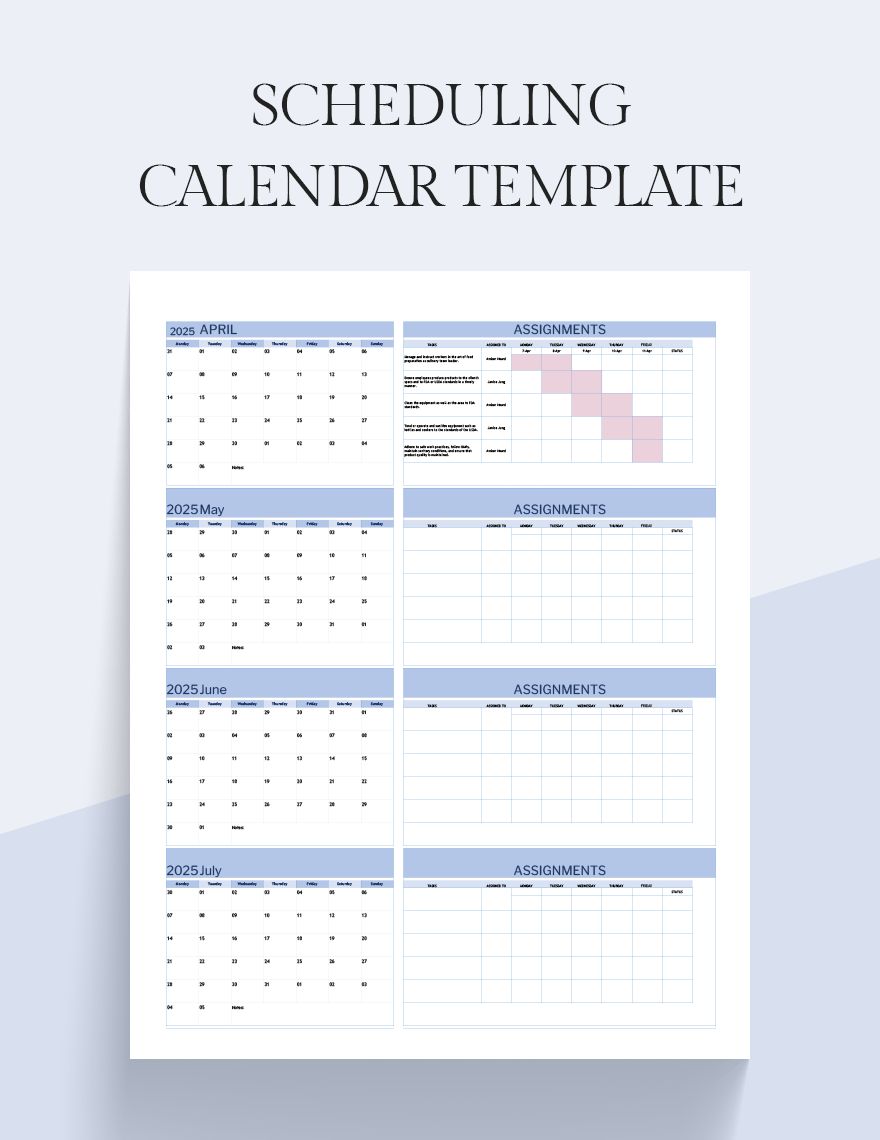 project planner in excel template