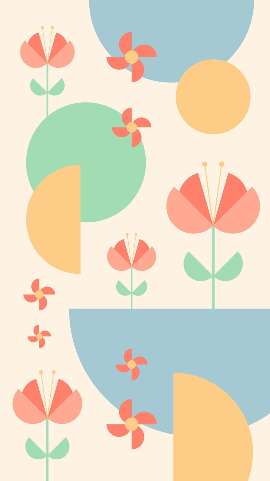 Free Flowers WallPaper in Illustrator, EPS, SVG, JPG, PNG