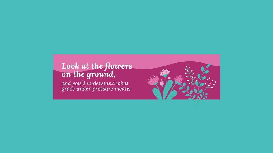 Flowers Youtube Banner