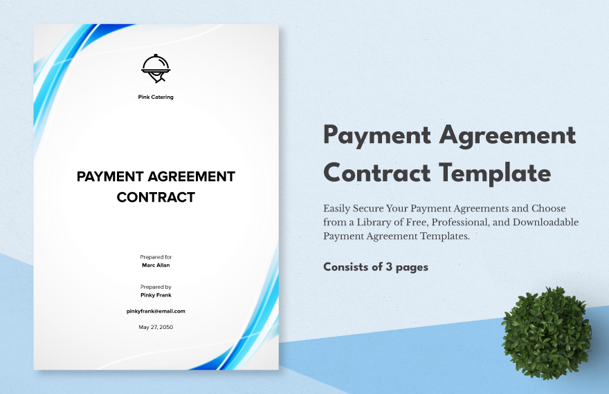 Payment Agreement Contract Template