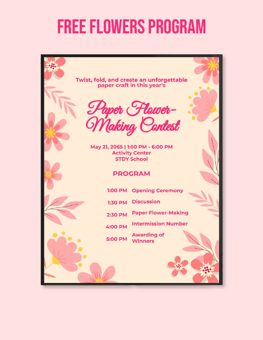 Flowers Program