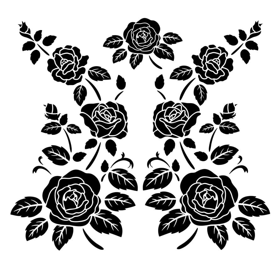 Flowers Silhouette in Illustrator, PSD, EPS, SVG, JPG, PNG