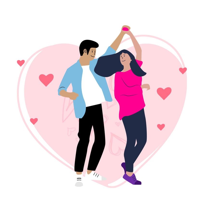 Free Couple Appreciation Month Vector in Illustrator, PSD, EPS, SVG, JPG, PNG