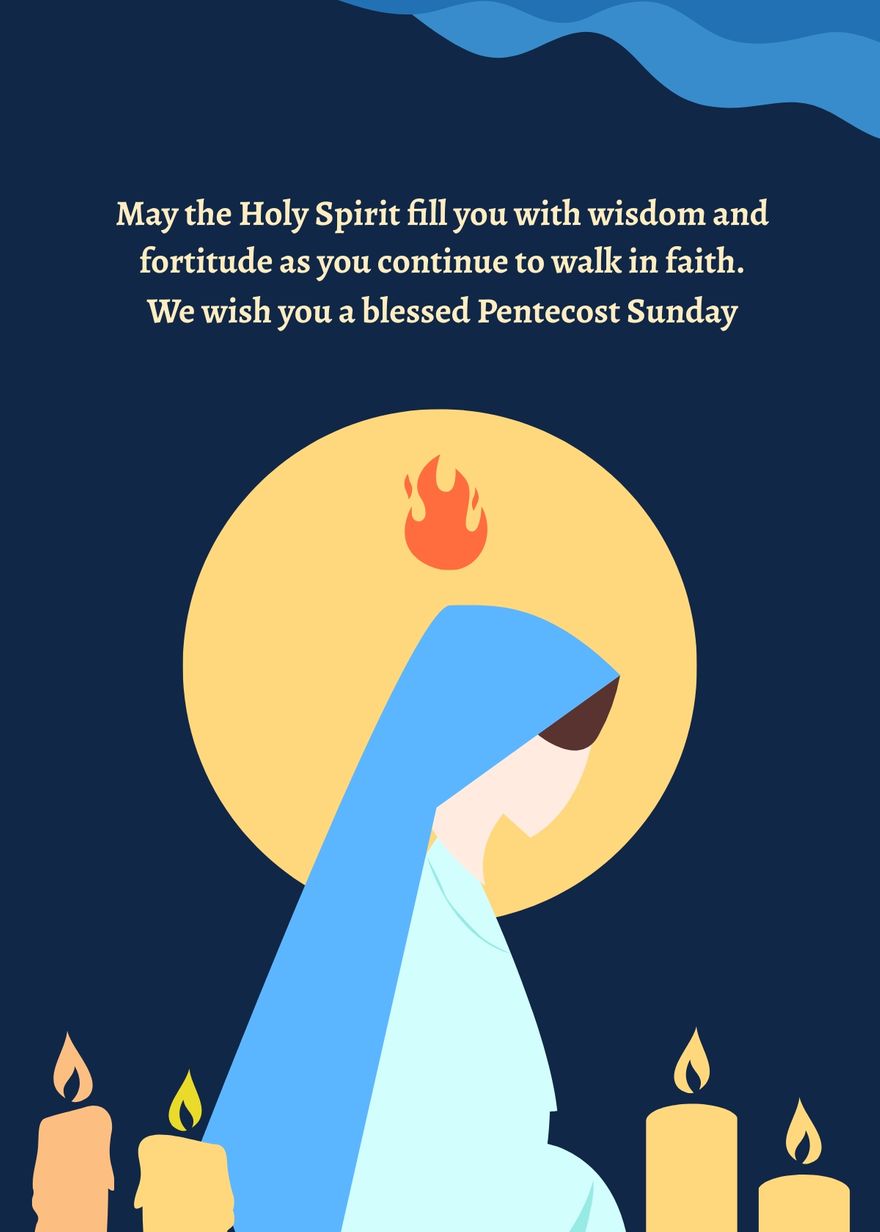 Pentecost Sunday Greeting Card