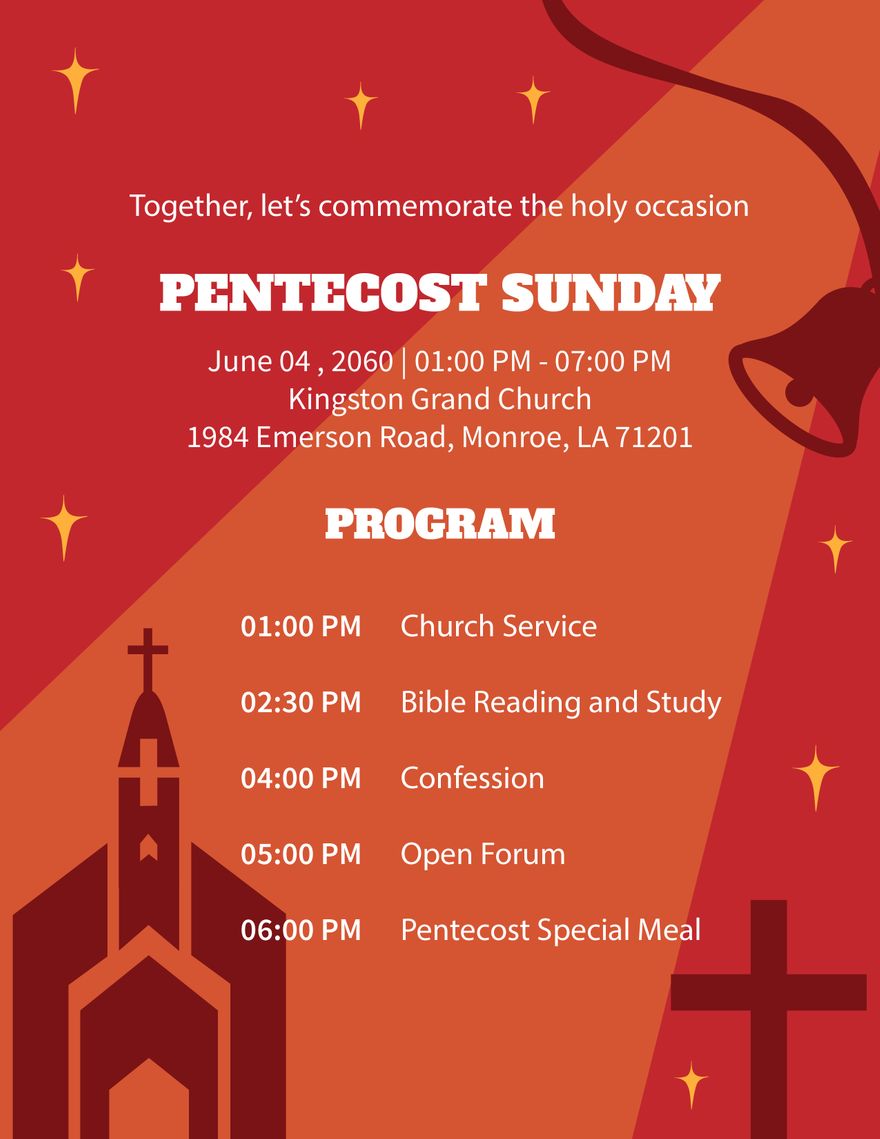 Pentecost Sunday Program