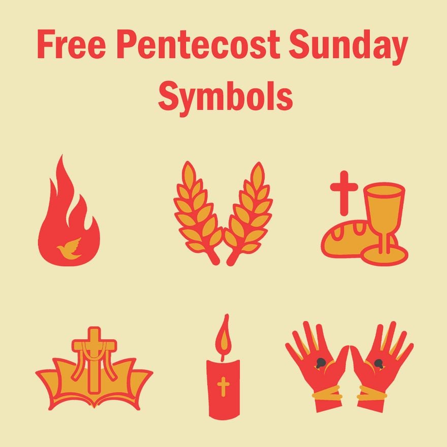 Pentecost Sunday Symbols
