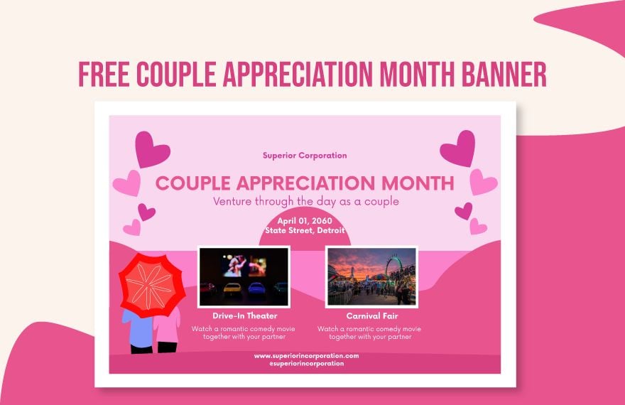 Couple Appreciation Month Banner