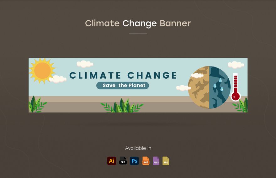 Climate Change Banner