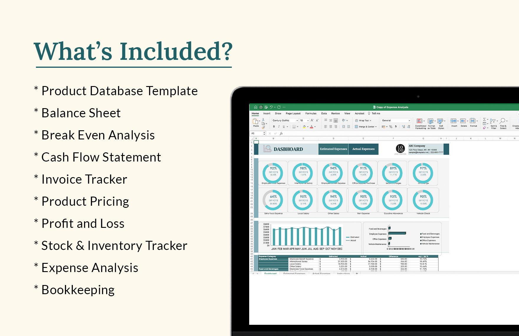 20 Small Business Excel Templates Bundle Download in Excel, Google