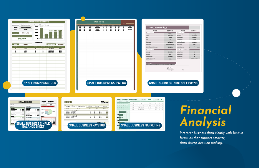 20 Small Business Excel Templates Bundle
