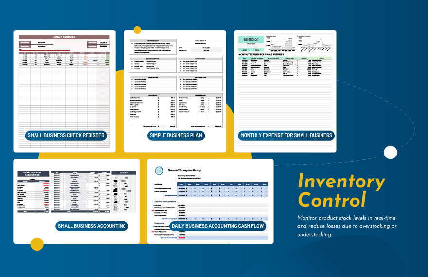 20 Small Business Excel Templates Bundle
