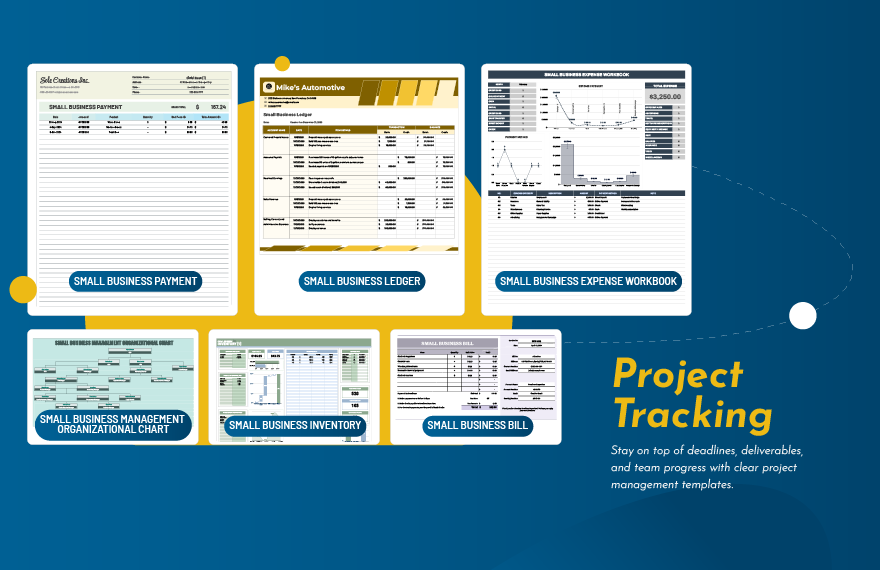 20 Small Business Excel Templates Bundle