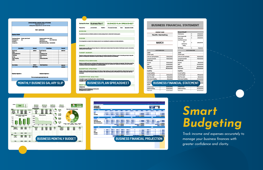 20 Small Business Excel Templates Bundle