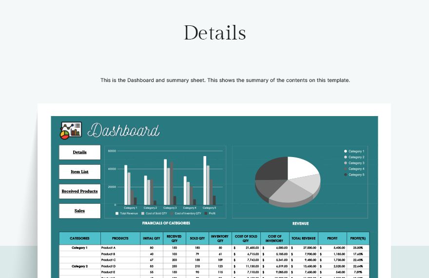 20 Small Business Excel Templates Bundle - Google Sheets, Excel ...