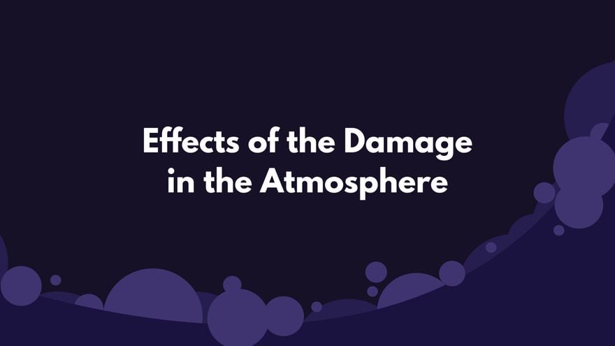 Earth's Atmosphere Class Presentation