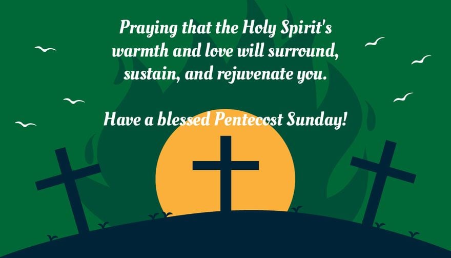 Pentecost Sunday Card
