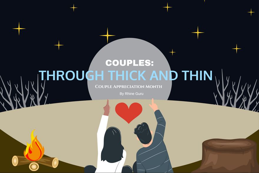 Free Couple Appreciation Month Blog Banner Template to Edit Online Free Couple Appreciation Month Blog Banner Template to Edit Online