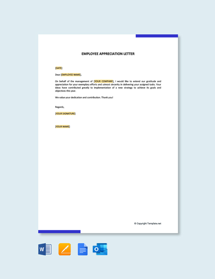 14+ Appreciation Letter Templates - Free Downloads | Template.net