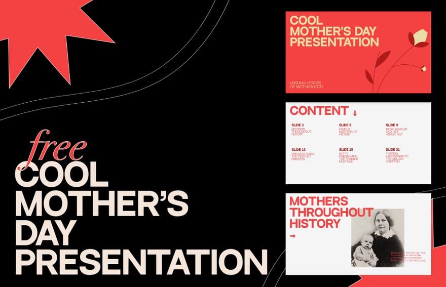 Cool Mother's Day Presentation in PDF, PowerPoint, Google Slides